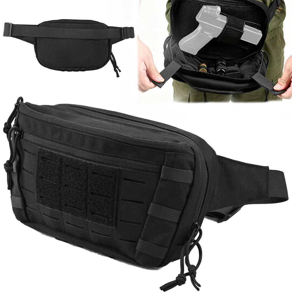 Edc Concealed Carry Holster - Tas Pinggang Taktis untuk Pistol CCW,