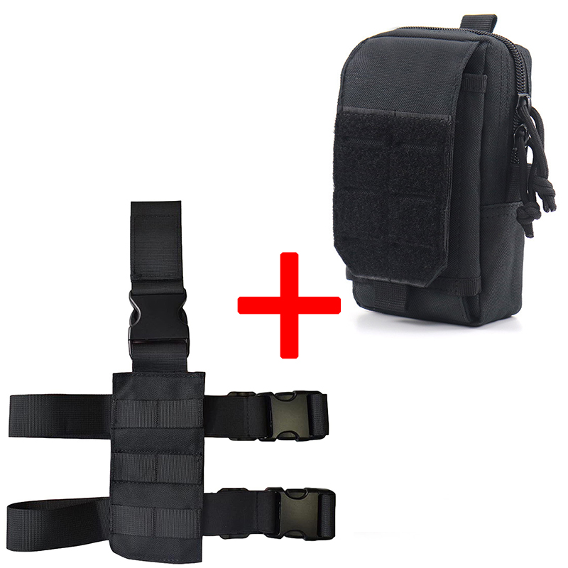 Edc Carry Belt - Taktis Drop Leg Platform Thigh MOLLE
