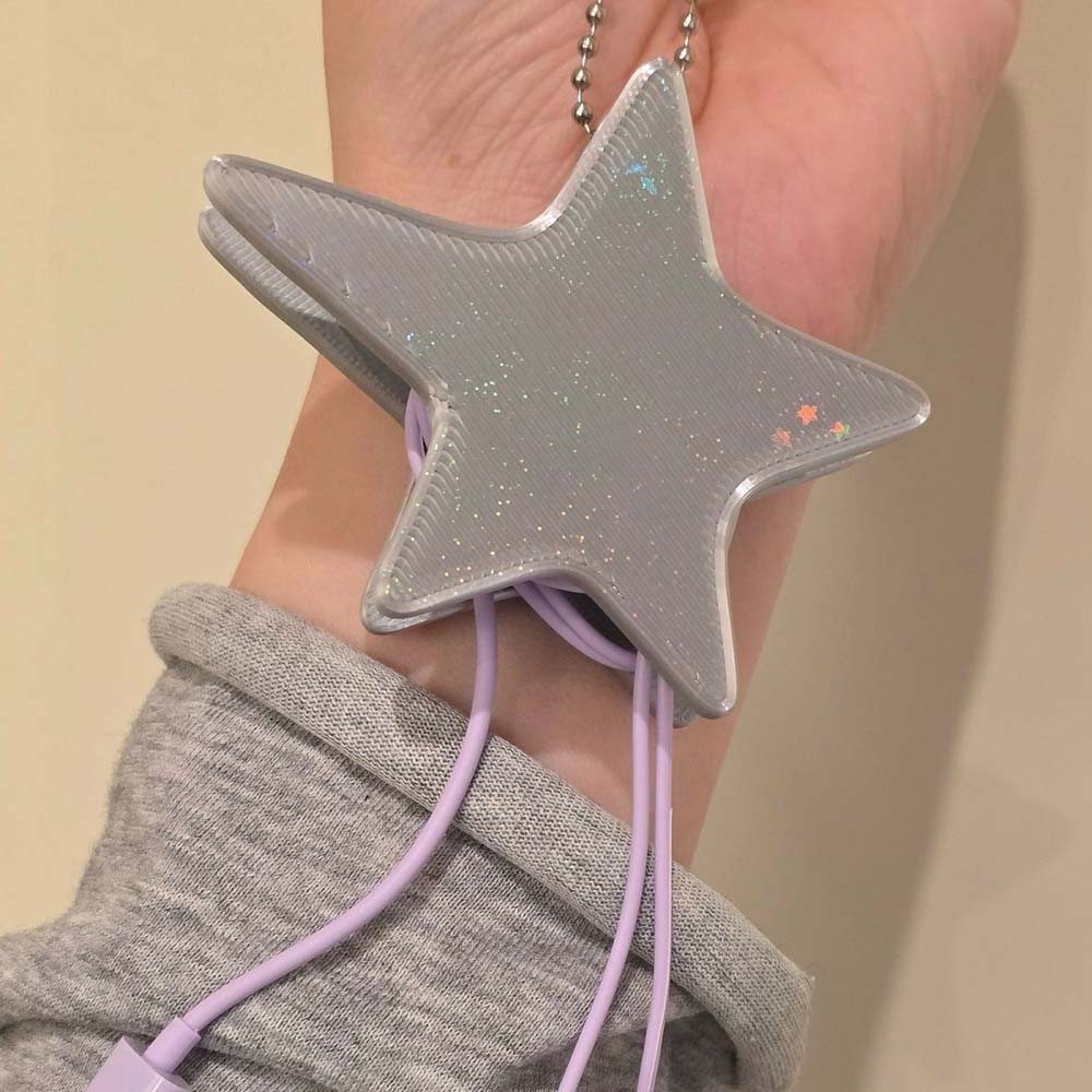 Cable Winder Keychain - Penggulung Kabel 3D Star – Penjepit