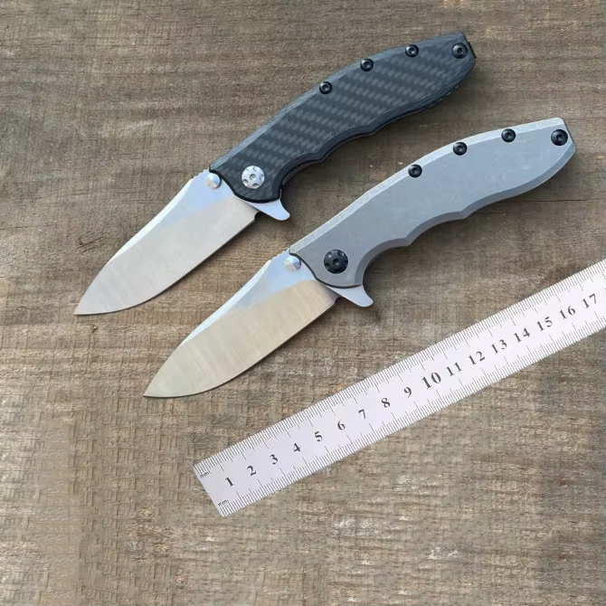 Pocket Knife Ceramic - 0562CF 20CV Pisau Baja Keramik dengan