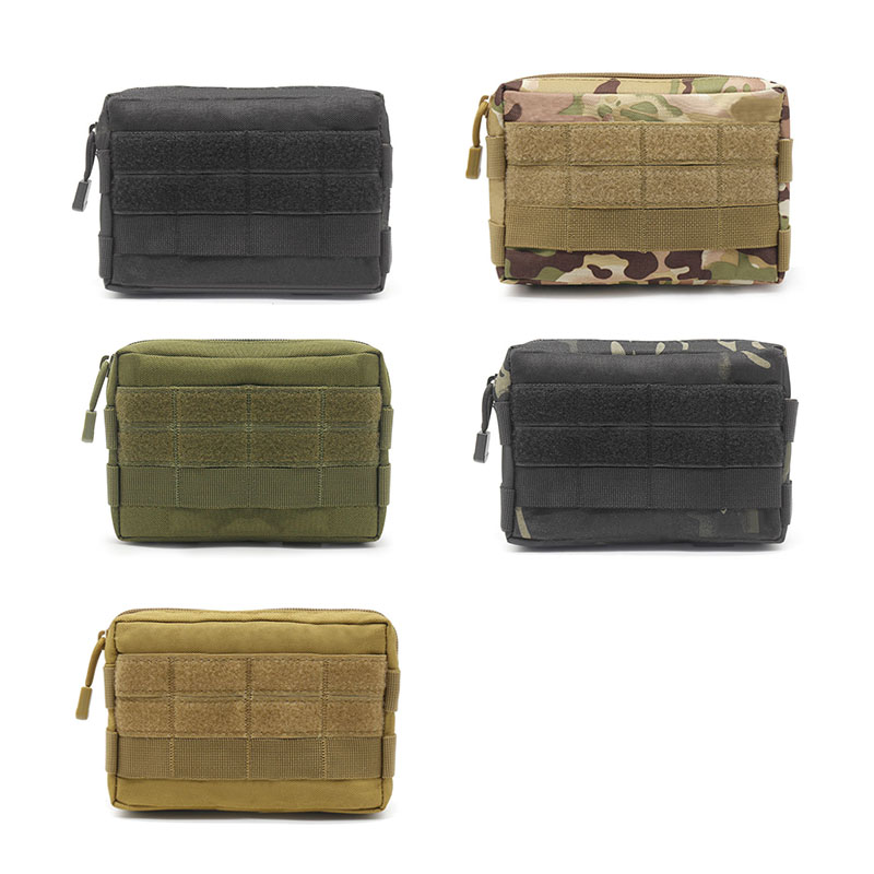 Edc Carry Belt Pouch - Paket Pinggang Taktis Molle 600D Tas