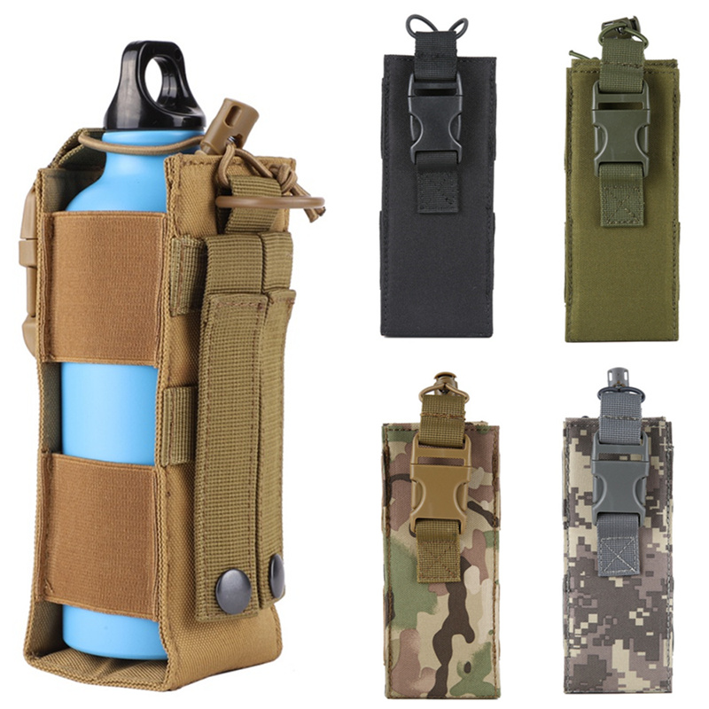 Edc Carry Belt Pouch - Kantong Botol Air Molle untuk Olahraga