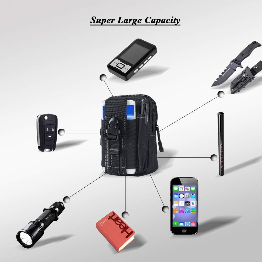 Kantong Sabuk Molle Taktis Tas - Edc Carry Belt Pouch ulasan dan harga