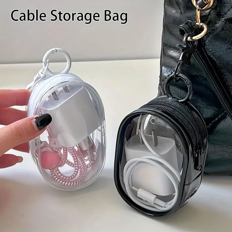 Tas Penyimpanan Mini Transpara - Cable Winder Keychain ulasan dan harga
