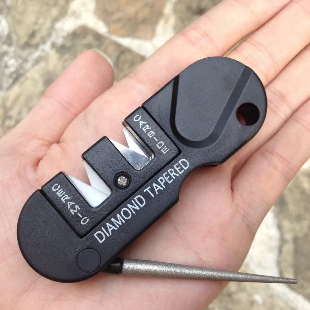 Pengasah Pisau 4-in-1 Portabel - Pocket Knife Ceramic ulasan dan harga