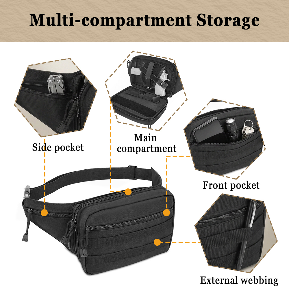 Tas Pistol Tersembunyi Taktis  - Edc Concealed Carry Holster ulasan dan harga